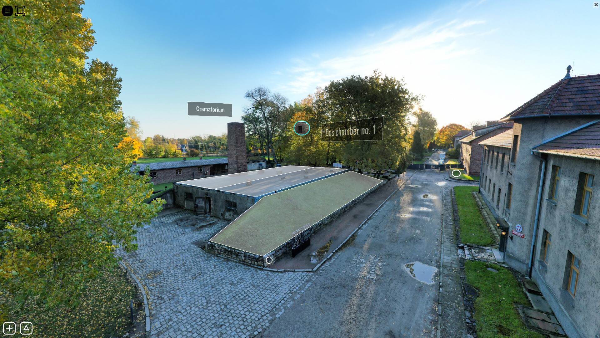 Former gas chamber and crematorium I at Auschwitz