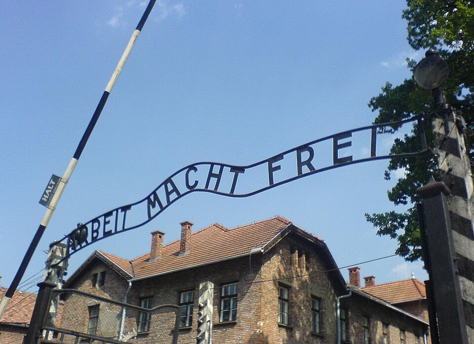 Auschwitz I entrance gate