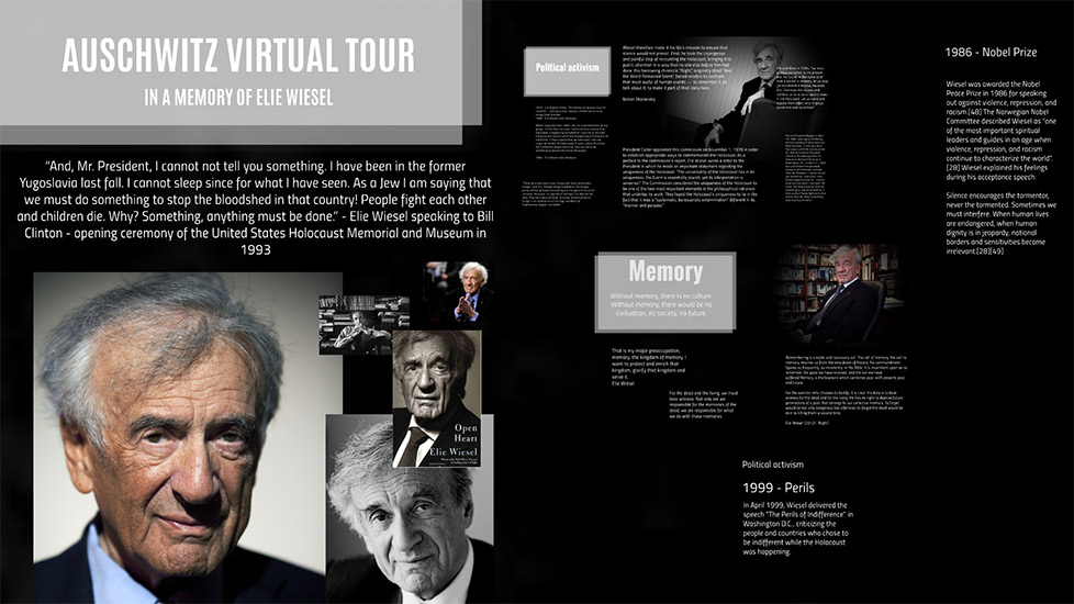 Elie Wiesel educational slide