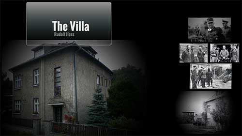 Virtual tour presentation screen
